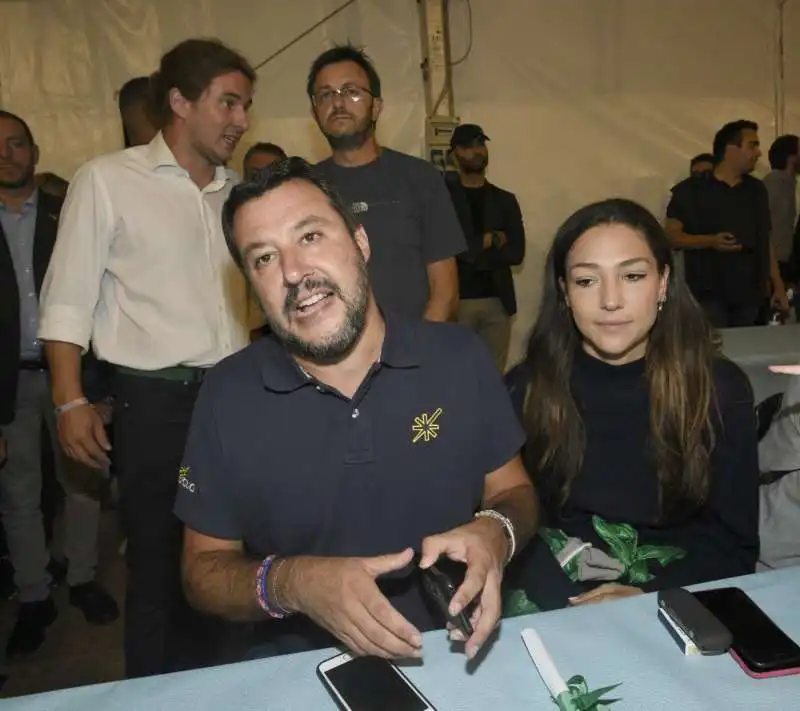 matteo salvini con francesca verdini a pinzolo 2