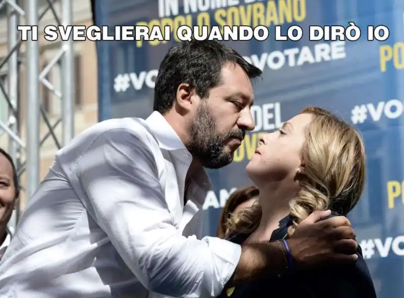 MATTEO SALVINI GIORGIA MELONI