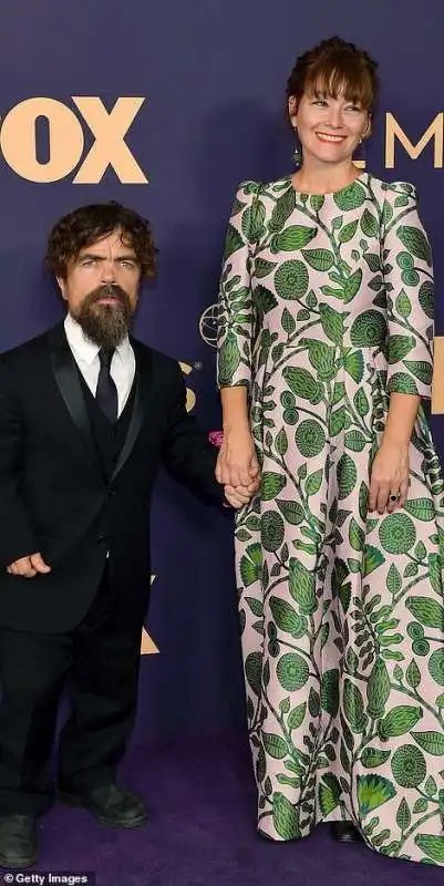 peter dinklage e la moglie