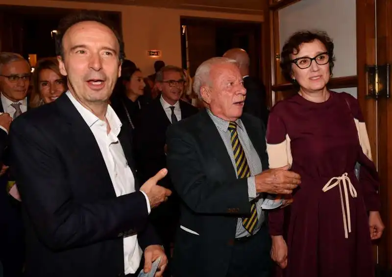 roberto benigni achille bonito oliva nicoletta braschi  foto di bacco (1)