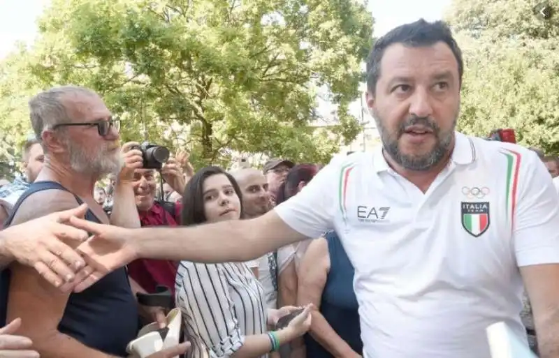 SALVINI ALLA FESTA DELLA LEGA 