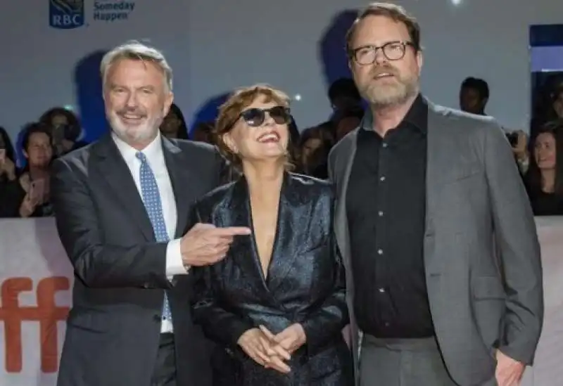 sam neill, susan sarandon e rainn wilson