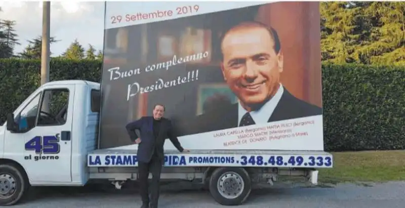 SILVIO BERLUSCONI FESTEGGIA 83 ANNI