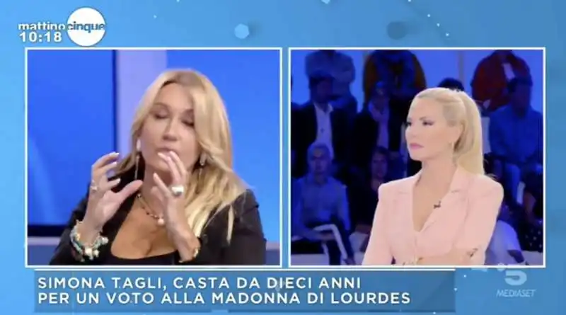 simona tagli a mattino cinque