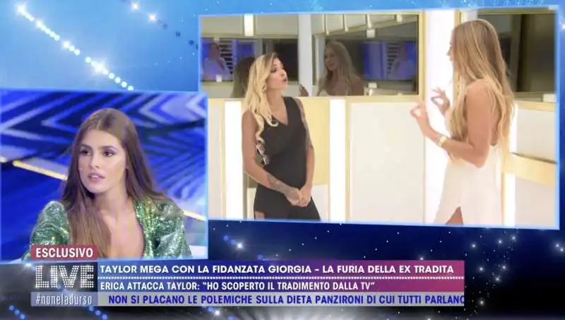 taylor mega incontra erica piamonte a live 3