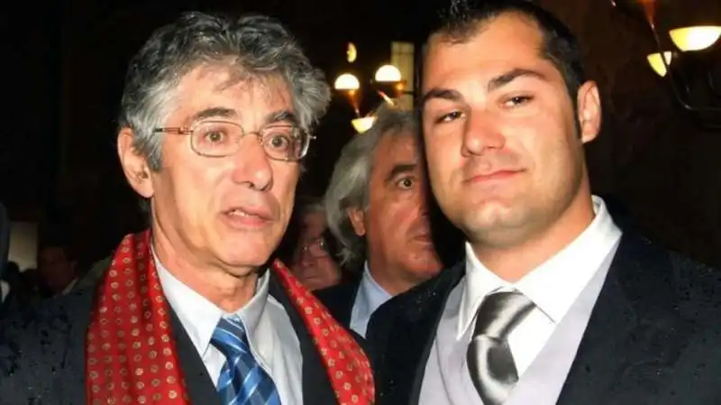 umberto bossi con il figlio riccardo