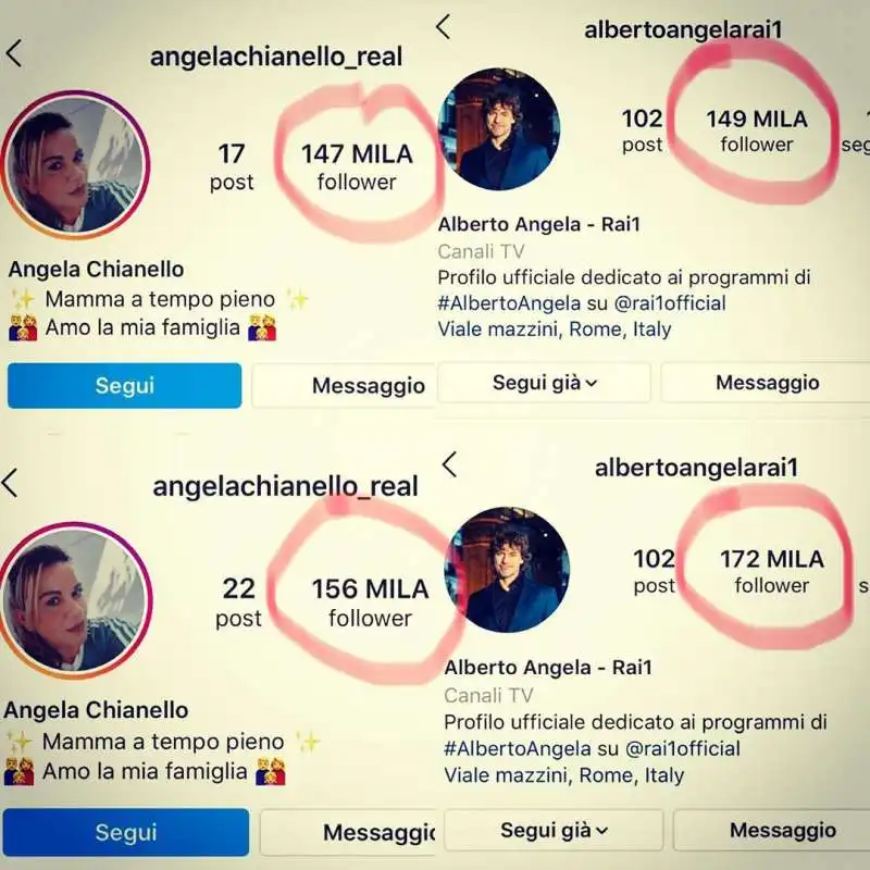 ANGELA DA MONDELLO VS ALBERTO ANGELA - LA SFIDA DEI FOLLOWER