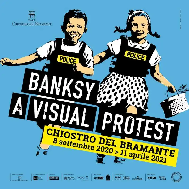 banksy al chiostro del bramante 