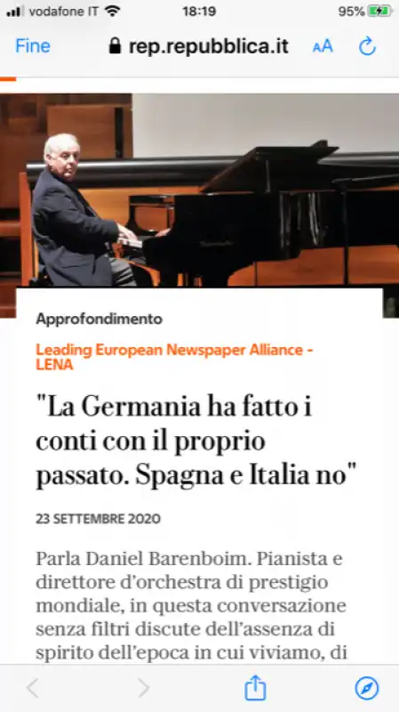 barenboim intervista