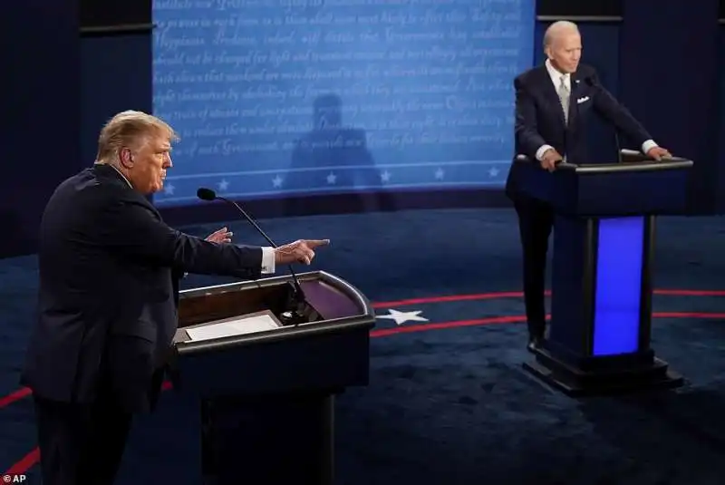 donald trump vs joe biden   primo dibattito tv