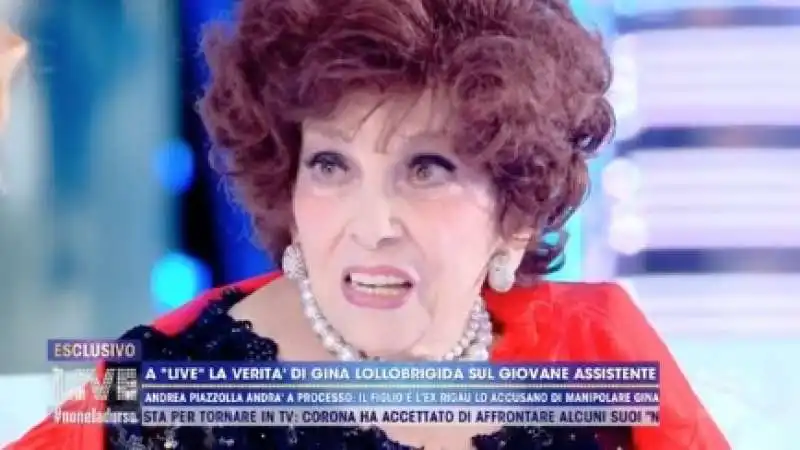 gina lollobrigida a live non e' la d'urso 4