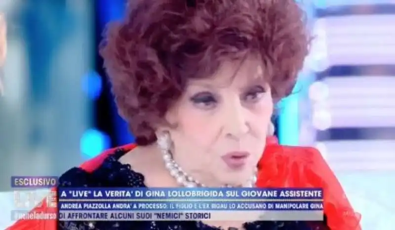 gina lollobrigida a live non e' la d'urso 5