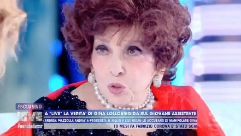 gina lollobrigida a live non e' la d'urso 8