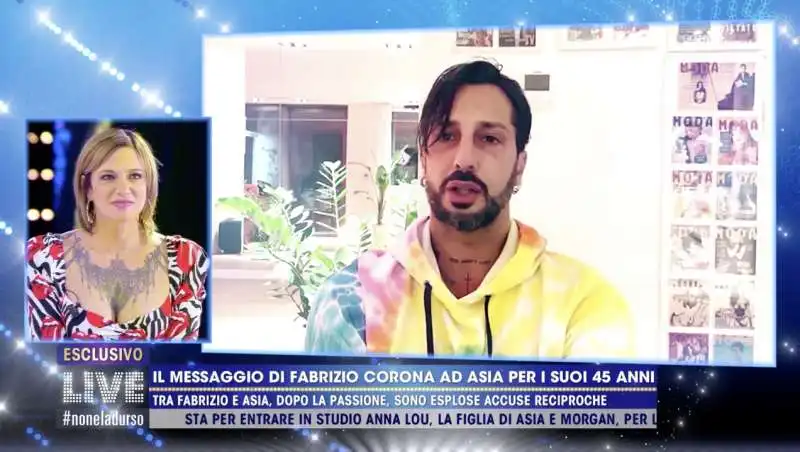 il videomessaggio di fabrizio corona per asia argento 2