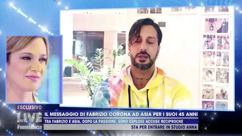 il videomessaggio di fabrizio corona per asia argento 4