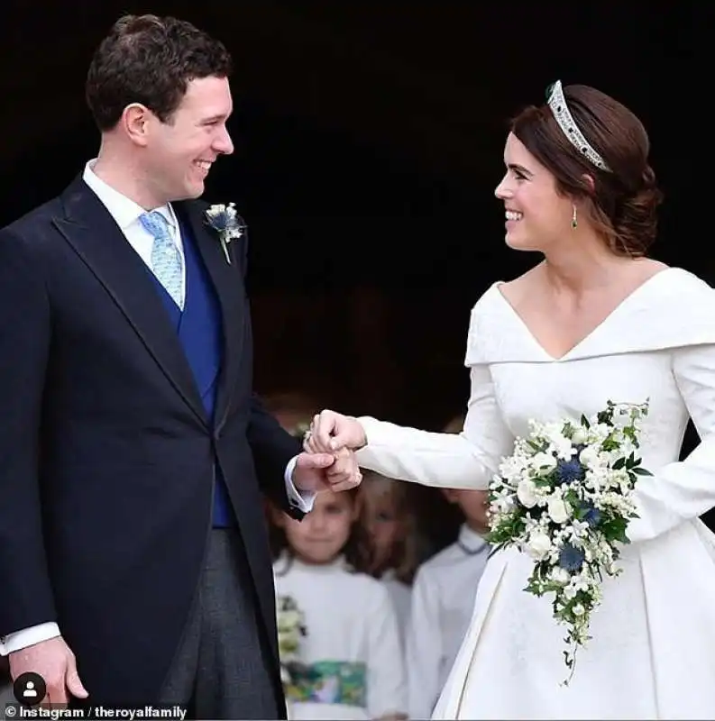  jack brooksbank e la principessa eugenie