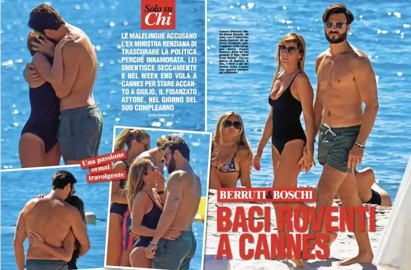 maria elena boschi e giulio berruti foto chi