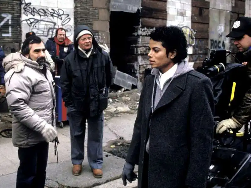 martin scorsese michael jackson sul set di bad