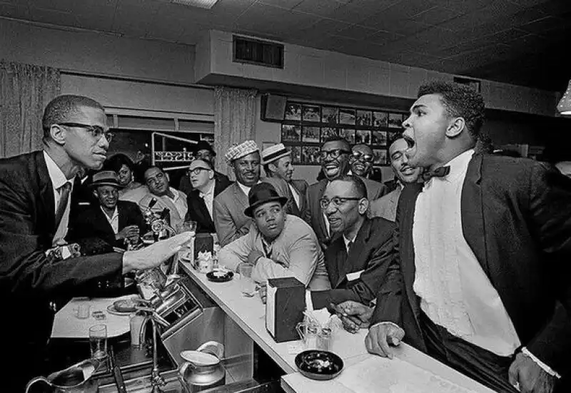 muhammad ali al bar con malcolm x