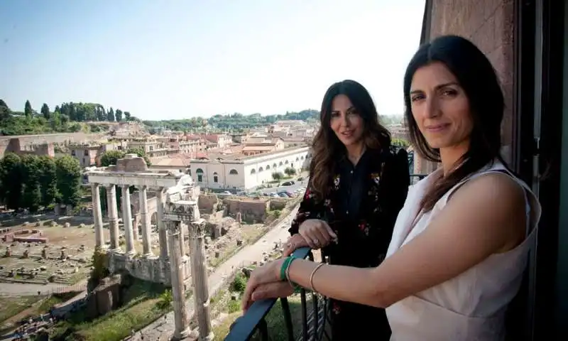 sabrina ferilli virginia raggi