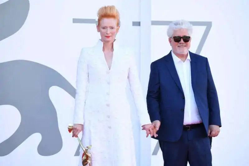 tilda swinton pedro almodovar a venezia 