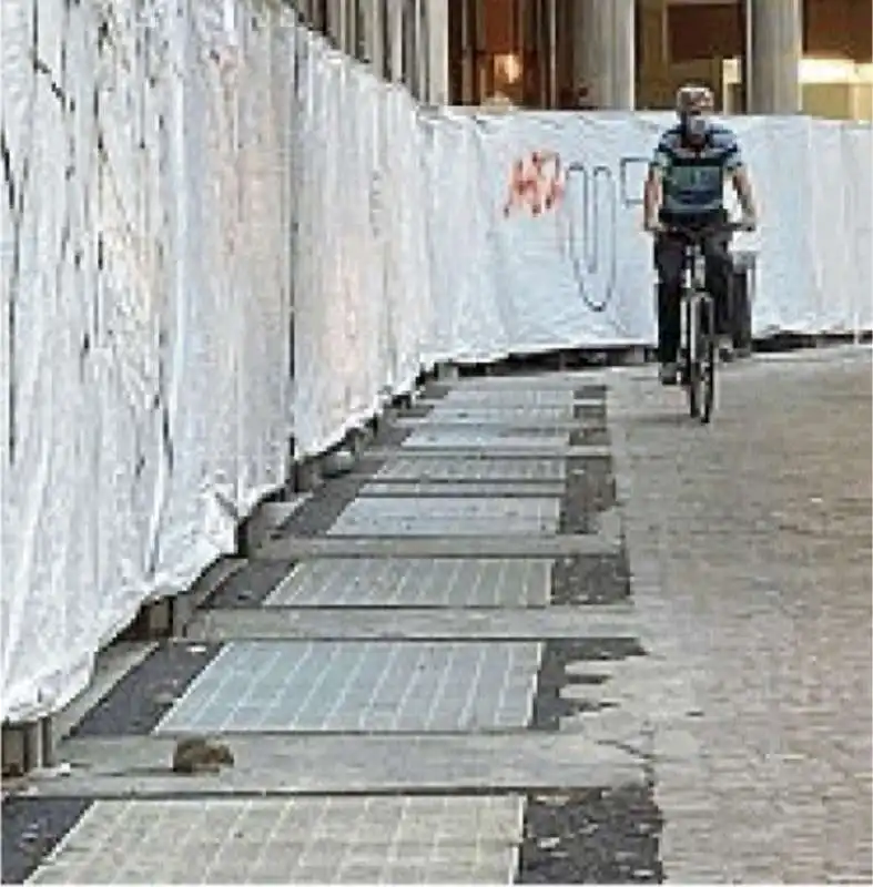 topi scorrazzano a piazza san babila a milano 1