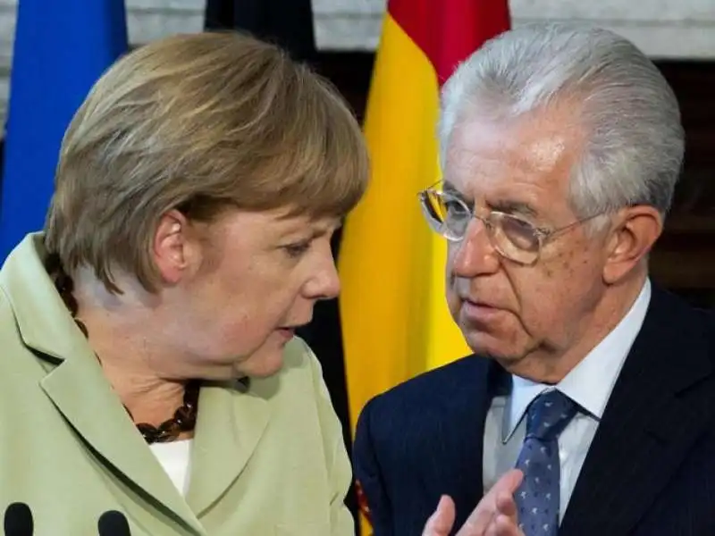 angela merkel e mario monti 3