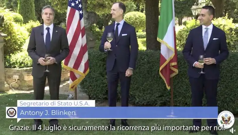 antony blinken  thomas smitham luigi di maio 