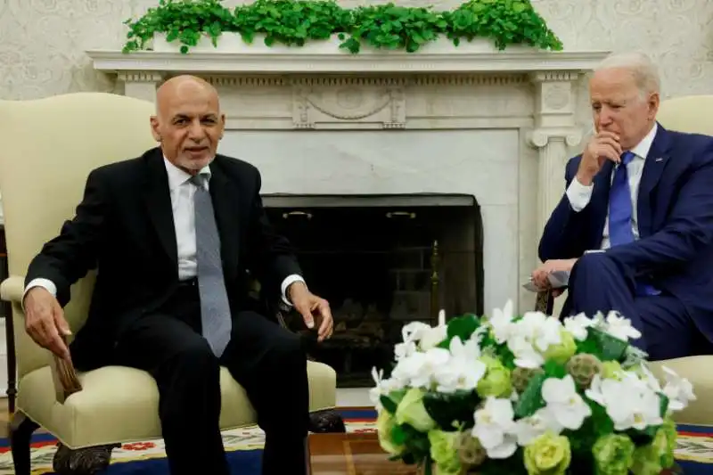 ASHRAF GHANI JOE BIDEN 