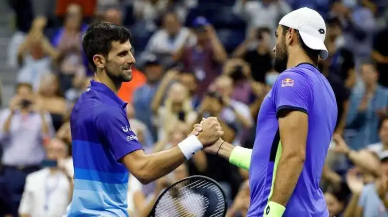 BERRETTINI DJOKOVIC US OPEN