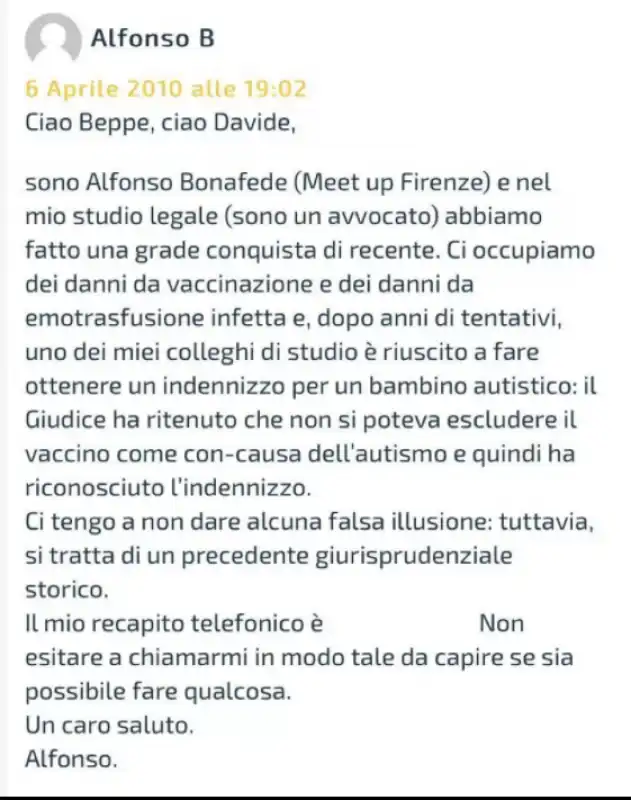 bonafede scrive a grillo e casaleggio