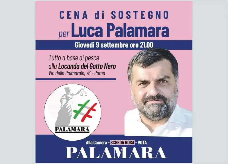 CENA ELETTORALE PER LUCA PALAMARA 