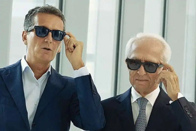 FRANCESCO MILLERI E LEONARDO DEL VECCHIO CON I RAY BAN STORIES - GLI OCCHIALI SMART DI LUXOTTICA E FACEBOOK