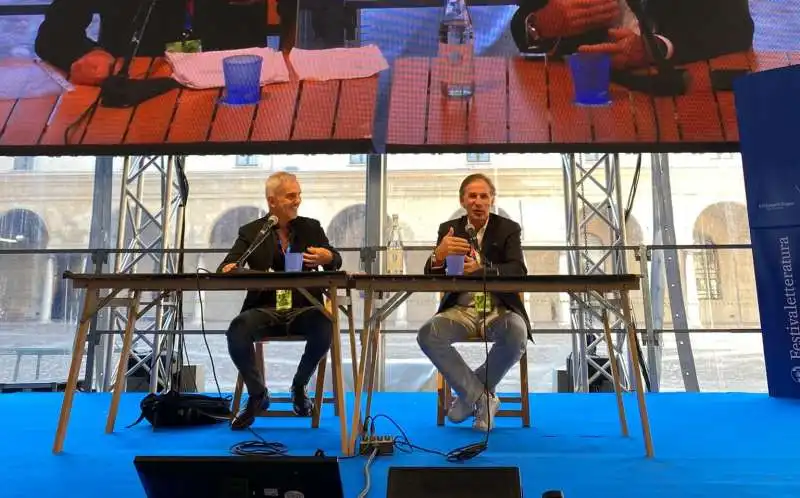 franco baresi e federico buffa alla presentazione del libro