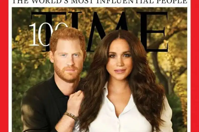 il principe harry e meghan amrkle su time 1