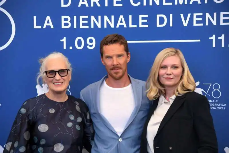 jane campion, benedict cumberbatch, kirsten dunst a venezia