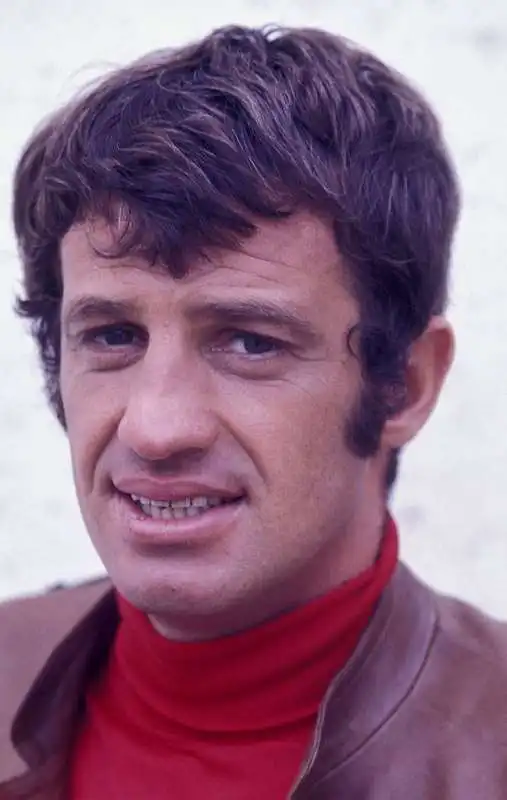 jean paul belmondo nel film the brain, 1968.