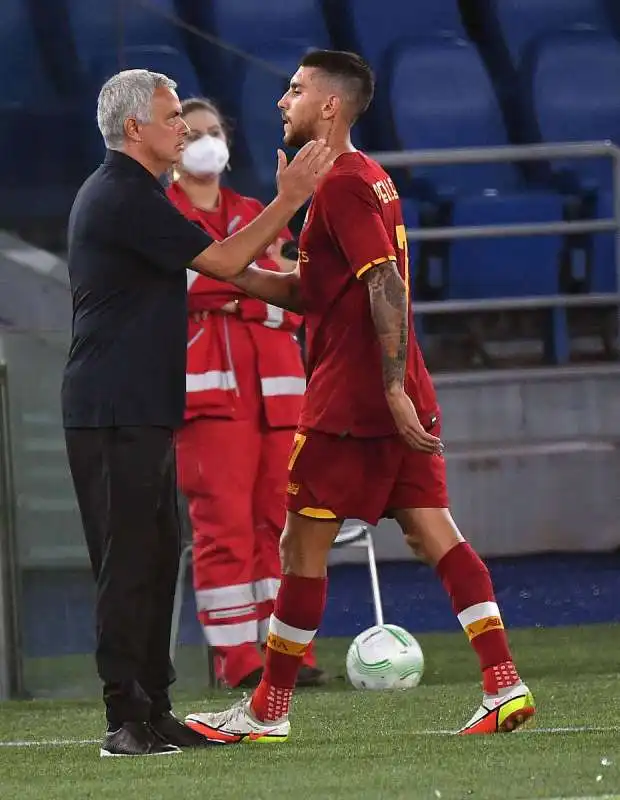 jose mourinho lorenzo pellegrini foto mezzelani gmt 014