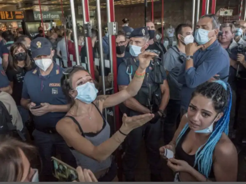 no vax stazione milano