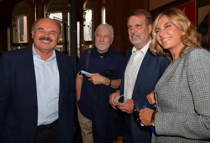 oscar farinetti  antonio gnoli  marco tardelli  myrta merlino  foto di bacco