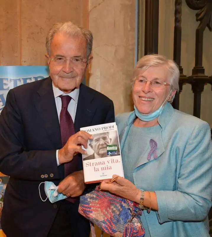 romano prodi e mariapia garavaglia  foto di bacco