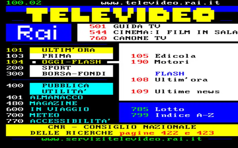 televideo rai