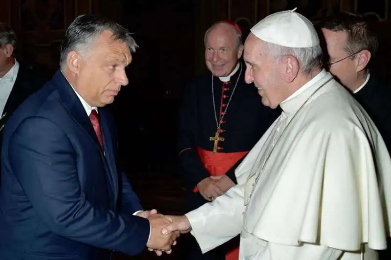 viktor orban con bergogllio 