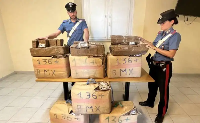 231 chili di hashish sequestrati a napoli 