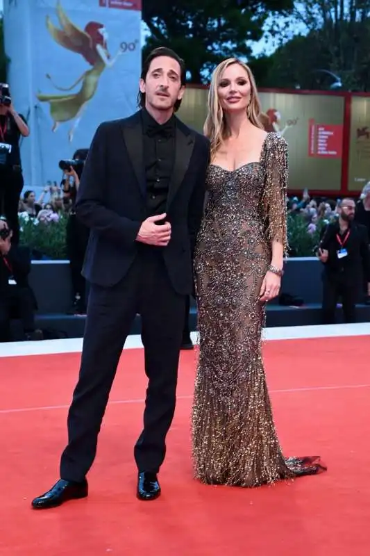 adrien brody, georgina chapman 