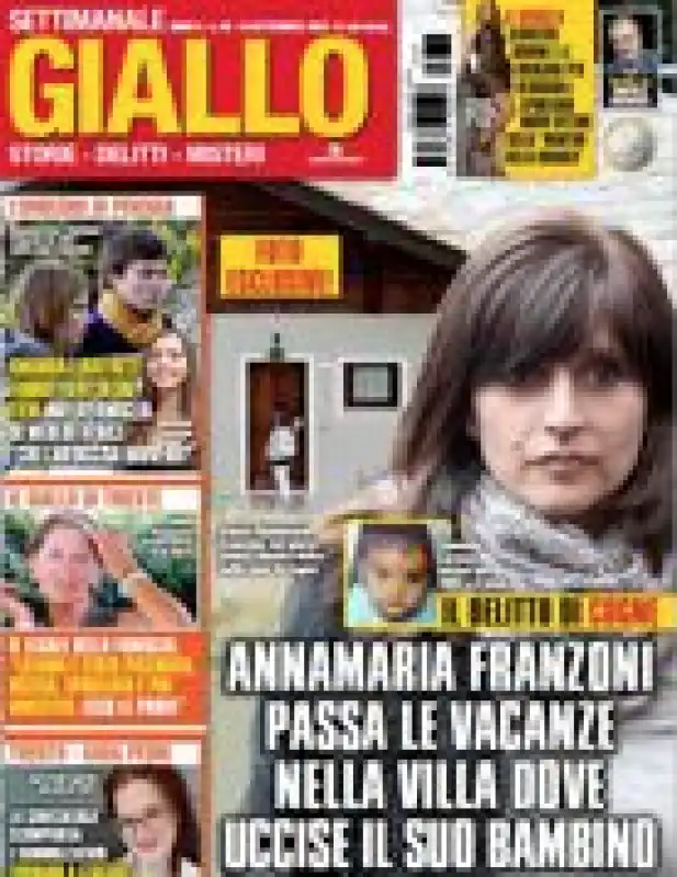 ANNAMARIA FRANZONI VILLETTA COGNE GIALLO