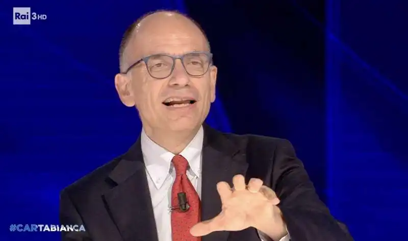 enrico letta cartabianca 2