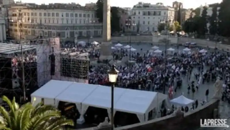 ENRICO letta piazza del popolo