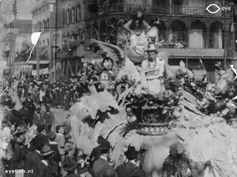 filmato del carnevale di new orleans nel 1898 