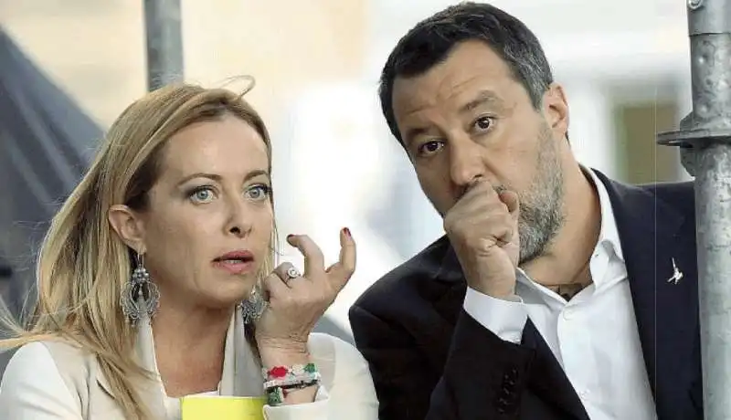 GIORGIA MELONI E MATTEO SALVINI